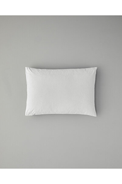 English Home Comfort Pamuklu Sıvı Geçirmez Alez Yastık Kılıfı 50x70 cm Beyaz
