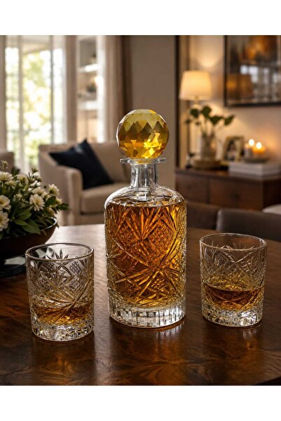 FTH DİZAYN The Quality of Whiskey Glasses and Bottles Is Entirely Made of Cry...