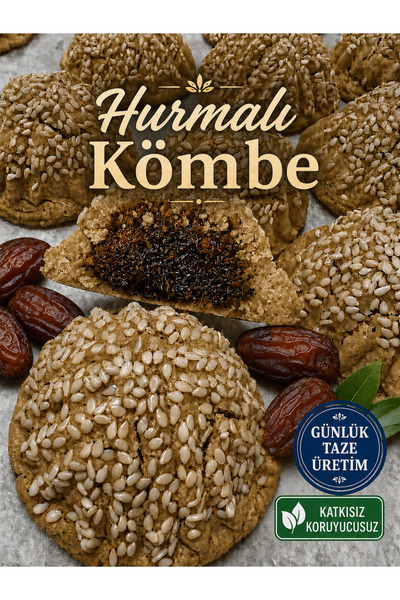 Sesame Works Hatay Hurmalı Kömbe ( Baharatlı ) 500 gr Taze Üretim - Kuru Past...