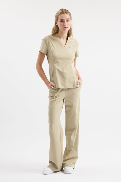 Rhow Chicago Beli Lastikli Kadın Scrub Pantolon
