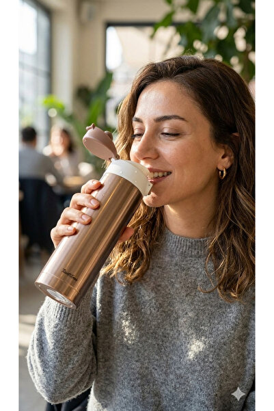 Tantitoni 450 Ml. Bronze Stainless Steel Thermos