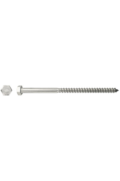Evotools Șurub pentru lemn cu cap hexagonal DIN 571 H - 50 bucăți 8 mm 180 mm