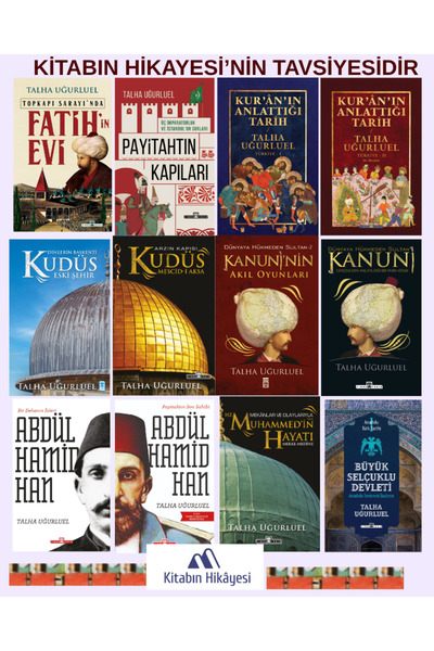 Timaş Yayınları Talha Uğurluel (10kitap) Arzın Kapısı Kudüs-1-2, Kuranın Anla...