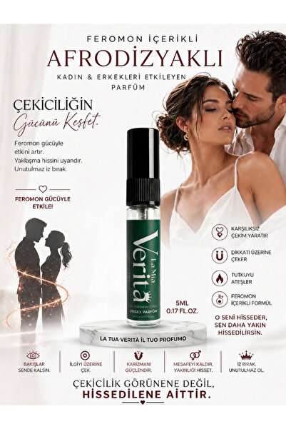 la mia verita Unisex Feromon Parfüm | Kalıcı | Afrodizyaklı Magnet Extrait Se...