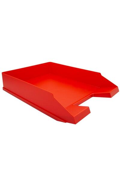 ECO Tavă pentru documente din plastic roșu