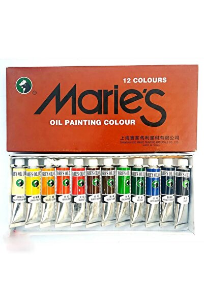 Maries YAĞLI BOYA 12 RENK E1381