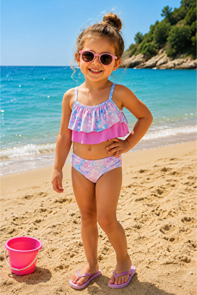 Melodikids KIZ ÇOCUK FIRFIRLI MAYO