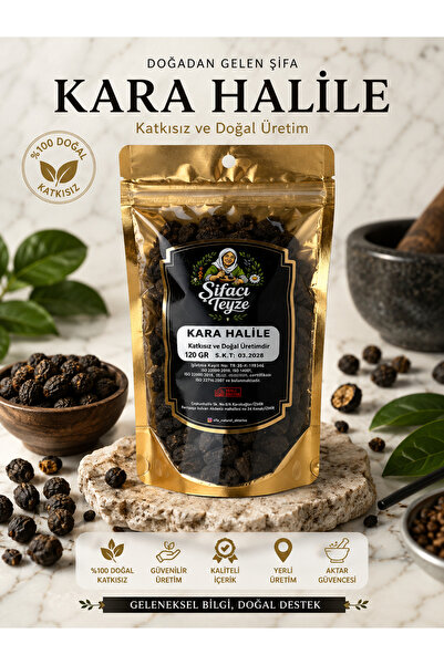şifacı teyze Kara Halile 120 G Katkısız Terminalia Chebula %100 Doğal Gençlik...