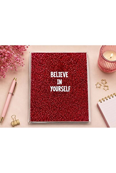 4nio Caiet cu sclipici Fuchsia Believe
