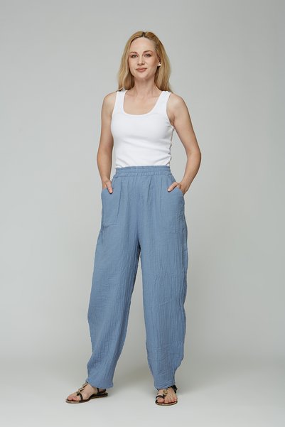 estewoman %100 cotton harem pants