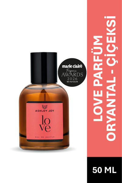 ASHLEY JOY Love Kadın Parfüm EDP 50 ML | Oryantal & Çiçeksi | Zencefil, Yasem...