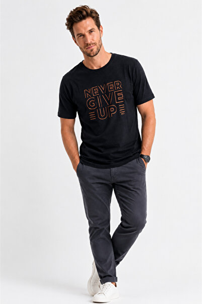 Wise Tricou bărbătesc cu imprimeu, 100% bumbac