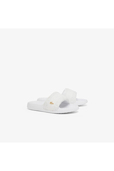 Lacoste Serve Slide Hybrid Kadın Beyaz Terlik