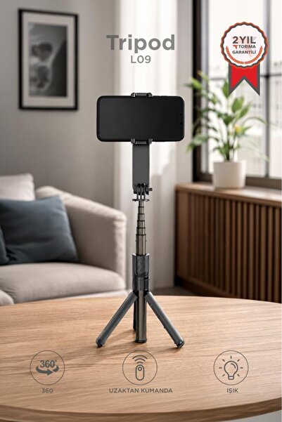 Torima Tripod Profesyonel Gimbal Çok Amaçlı Işıklı Video Çekimi Telefon Sabit...
