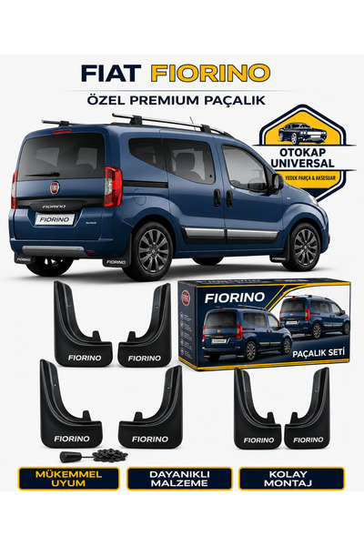 KAPOTO Fiat Fiorino Uyumlu 4’lü Paçalık Takımı Ön Arka Çamurluk Tozluk Seti, ...