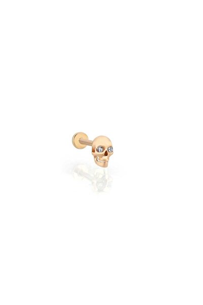 Cherry by Özkonak Kuru Kafa Taş Detaylı Tragus Piercing