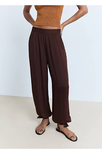 MANGO Woman Balon tarzı pantolon fiyonklar