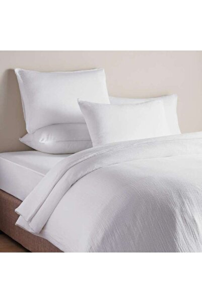 PAN HOME Feather Soft Muslin 3-piece Reversible Queen Duvet Cover Set 200x200...