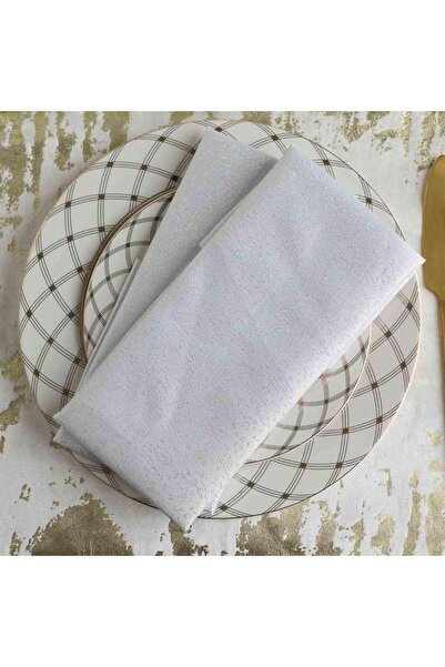 PAN HOME Glamour 4-piece Napkin Set 45x45cm-silver