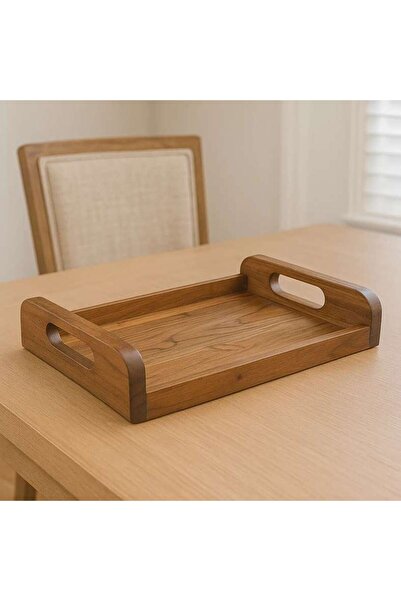 PAN HOME Rabaha Acacia Serving Tray 34x26x6.5cm -natural