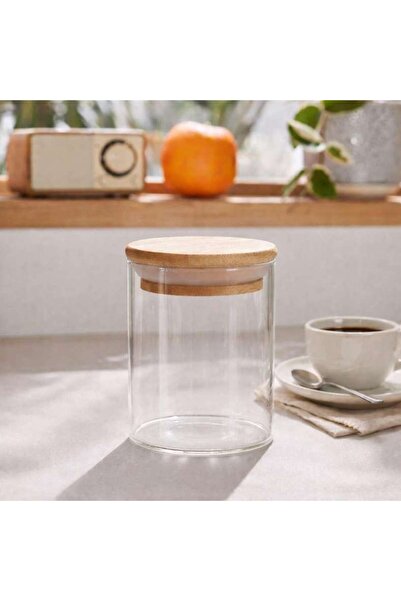 PAN HOME Lukas Round Glass Jar 200ml -clear
