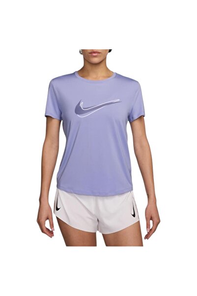 Nike Tricou de alergare pentru femei One Swoosh SS 2025 - Lila - S