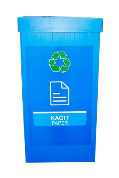 Genel Markalar Geri Dönüşüm Kutusu Plastik Ve Kağıt Atık Kutusu