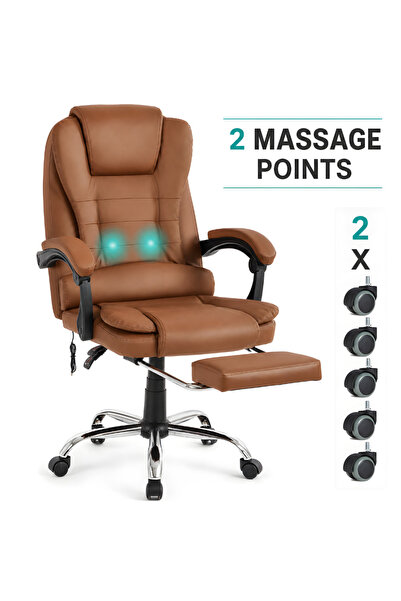 Kdhome Scaun de birou executiv ergonomic KD Home® ErgoLux Prime, maro