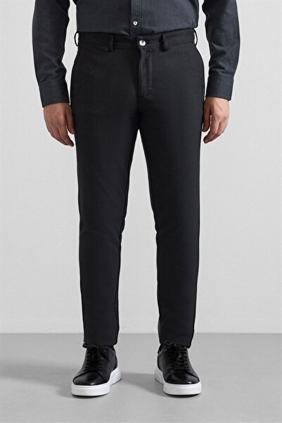 SÜVARİ Siyah Slim Klasik Pantolon