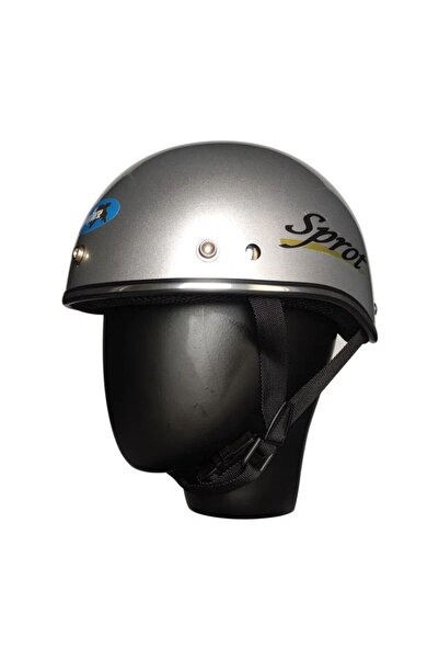 ebakbak Motosiklet ve Bisiklet Kaskı Abs Materıal Yarım Chopper Model Kask Ve...