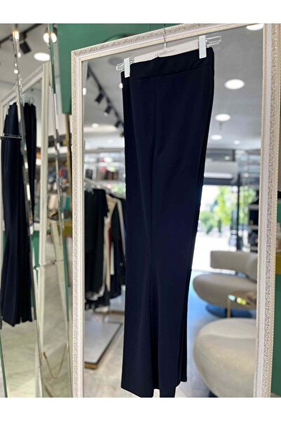 Modario Sennur Spanish Cuff Trousers - Navy Blue - 46