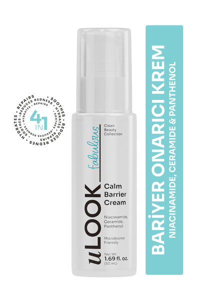 uLOOK Bariyer Onarıcı Nemlendirici Krem | Ceramide, Niacinamide ve Panthenol ...