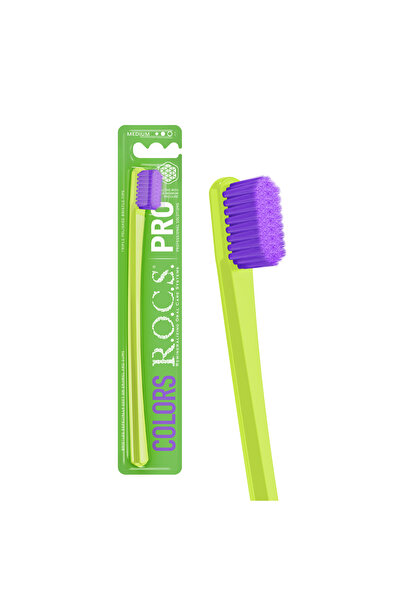 R.O.C.S. R.O.C.S. PRO Colors 5940 Diş Fırçası - Orta Sert YEŞİL