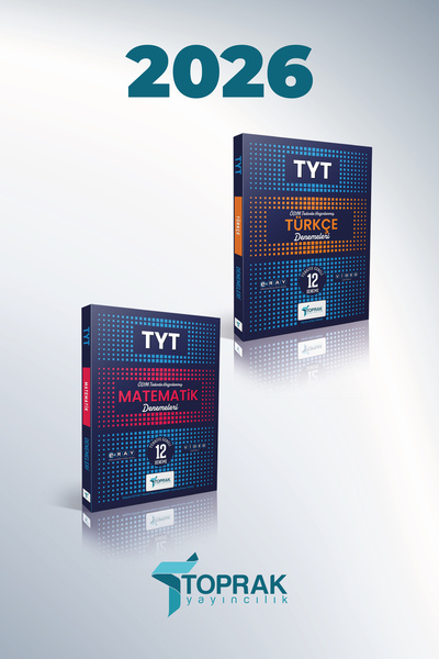 Toprak Yayıncılık TYT TÜRKÇE VE TYT MATEMATİK DENEME SETİ