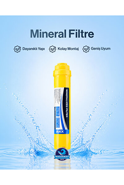 Genel Markalar Quick Mineral Filtre – Ev Tipi Su Arıtma Mineral Takviye Kartuşu