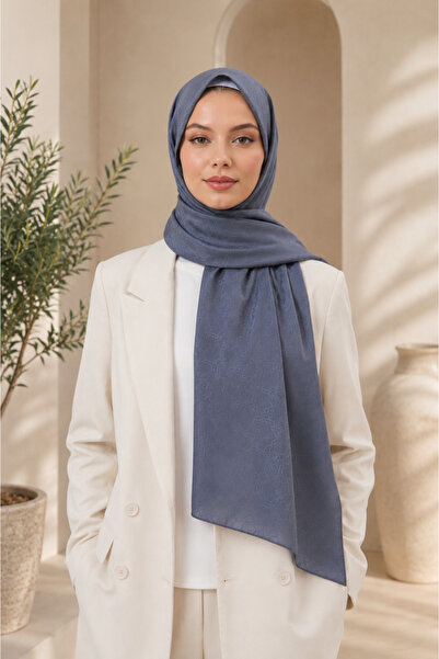 MİRSOY SCARF Mir Desen Kaymaz jakarlı Şal
