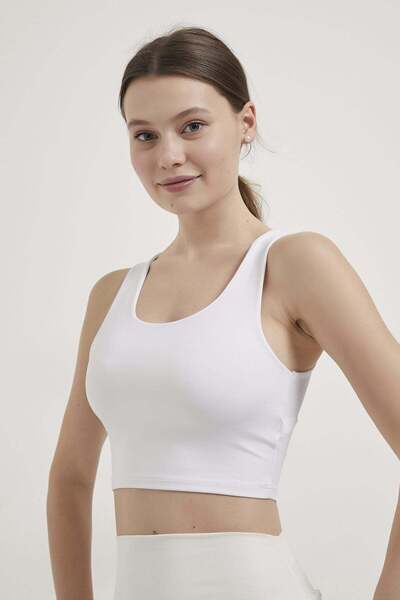 Arma Life ARMALIFE 1522 SIRTI KAPALI ASKILI CROP ESNEK KADIN BODY
