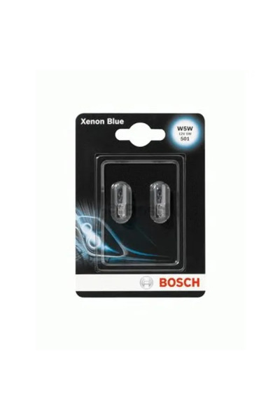 Bosch Комплект от 2 ксенонови сини W5W 5W 12V 1 987 301 033 ксенонови автомоб...