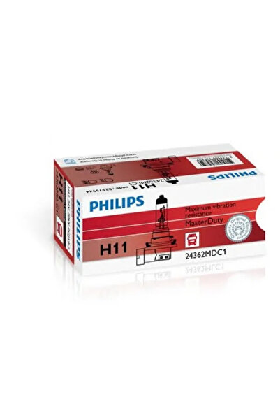 Philips Bec auto cu halogen Master Duty H11 70W 24V pentru faruri, cutie