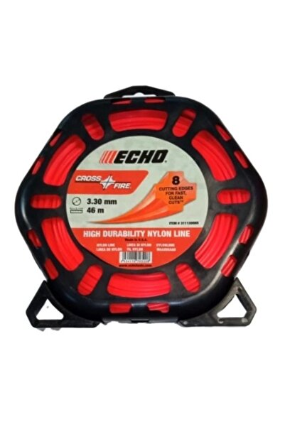 Echo Misina 3.3mm 46Metre 8 Köşe Turuncu