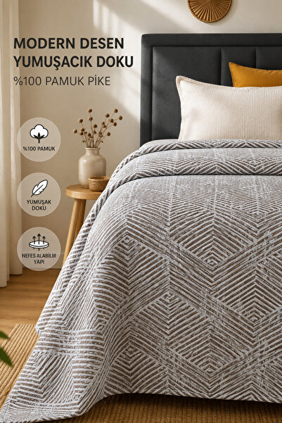 Senpai Punch Single Cotton Four Season Pique Bedspread 160X240 cm |   Art Dec...