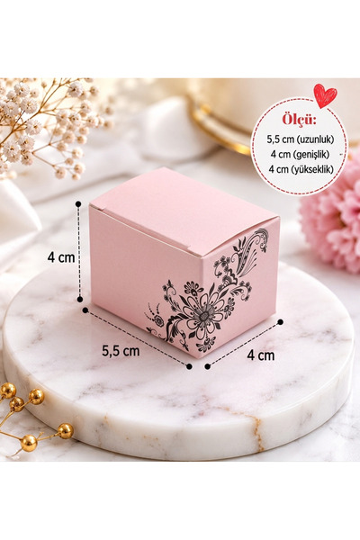 ecenplast Pembe Mini Hediye Kutusu