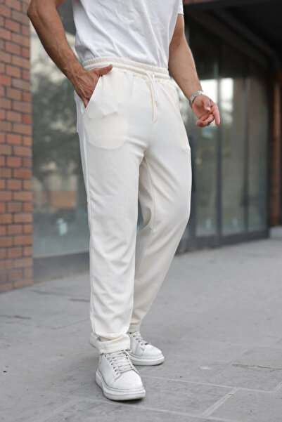 Generic Brand Men's Ribbed Waistband Comfortable Trousers