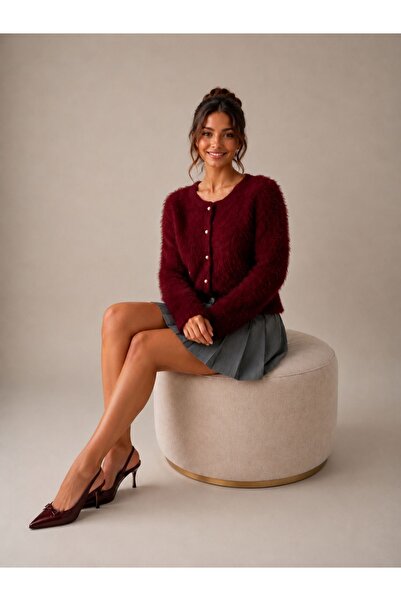 OYERGA MODA Women's Bearded Stylish Cardigan