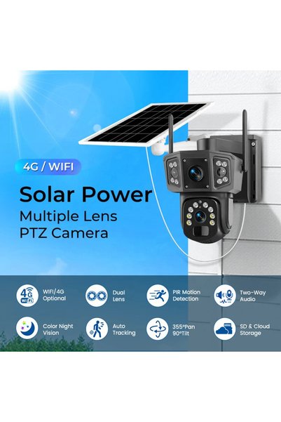 Innova Set 2 x Camera Supraveghere Solara Dubla WIFI