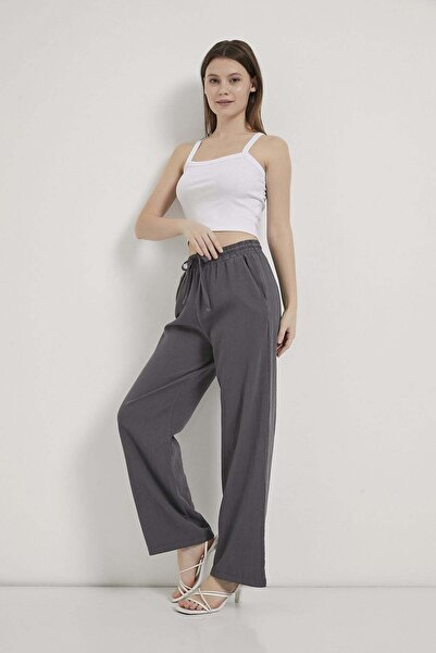 Arma Life Armalife 5118 textured waist elastic palazzo women's pants
