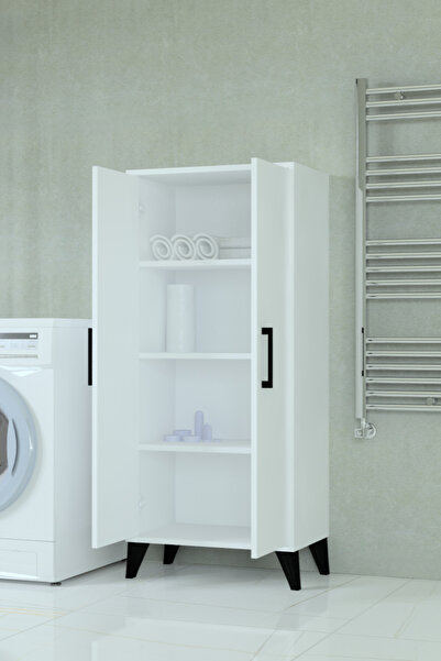 MOBİLİQUE %100 MDF Çok Amaçlı Kiler Dolabı Beyaz