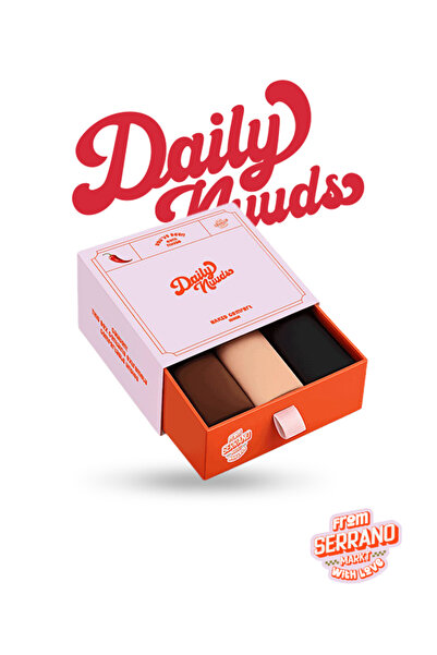 Daily Nuuds 3'lü Kadın Külot Seti | Karma Renk Asorti | Yumuşak ve Esnek