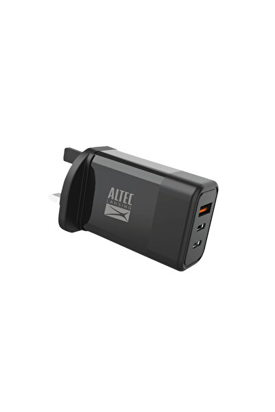 Altec Lansing 65W GaN Wall Charger - 3-in-1 Fast Charging Adapter, Triple Por...