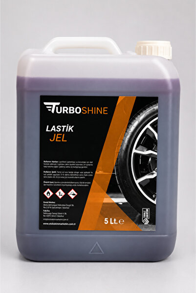 TURBO SHİNE Turbo Shine Lastik Parlatıcı Jel 5 Litre